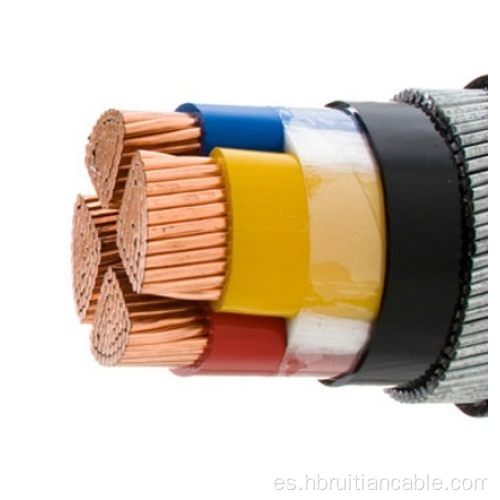 Cable de alimentación blindada de cobre aislante de PVC o XLPE